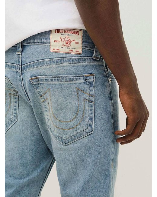 True Religion Blue Belt-Loop Jeans for men