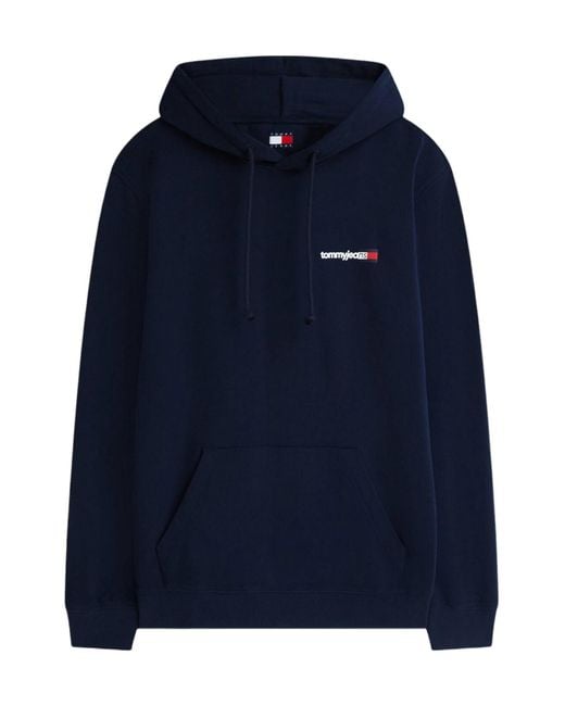 Tommy Hilfiger Blue Long-Sleeve Hoodie for men