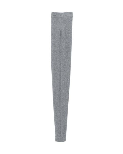 Saint Laurent Gray High Waist Leggings