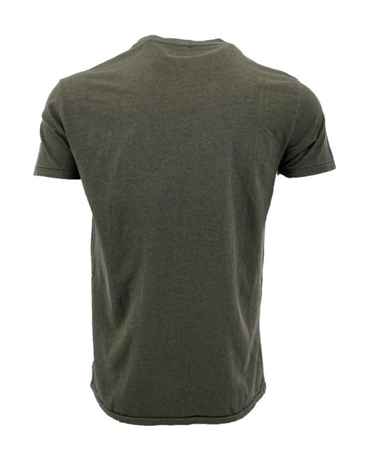 Armani Jeans Green Item O-Neck Short-Sleeved T-Shirt for men
