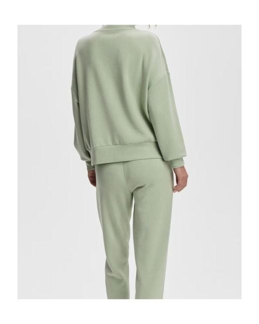 Varley Green Hawley Half Zip Sweatshirt