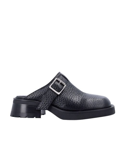 Miista Blue Aroa Buckled Slide Sandals