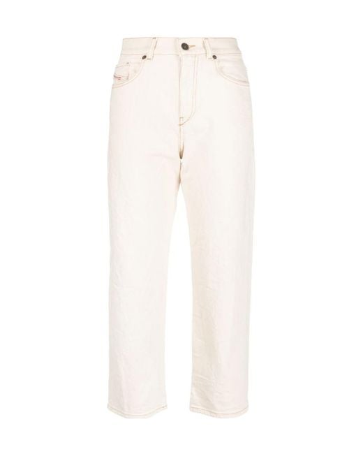 DIESEL White 2016 D Air Boyfriend Jeans