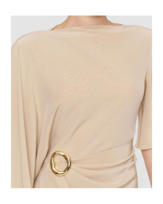Joseph Natural Joya Ring-Detail Maxi Dress