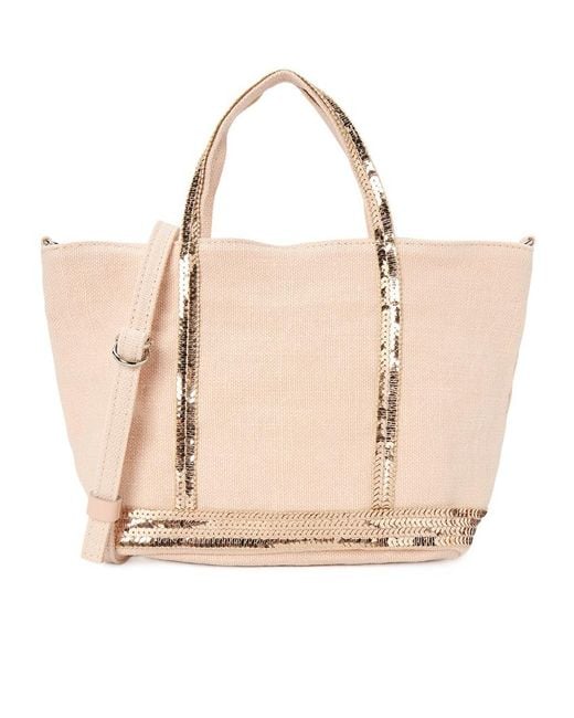 Vanessa Bruno Natural Sequined Shoulder Bag