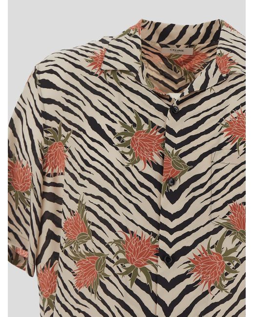 Céline Gray Hawaiian Shirt for men