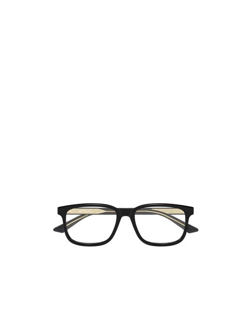 Montblanc White Eyewear Square Frame Glasses for men