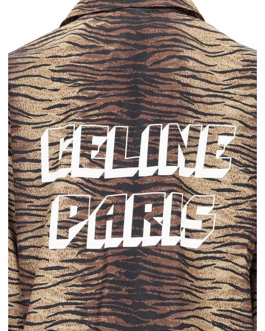 Céline Brown Printed Casual Jacket for men
