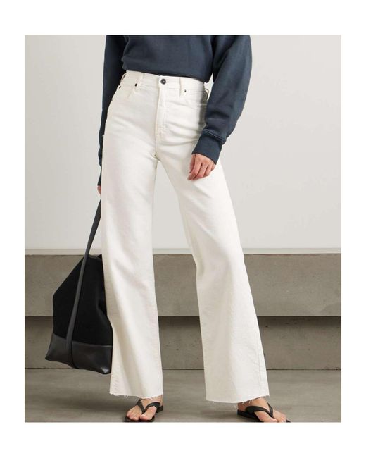 SLVRLAKE Denim White Belt Loop Jeans