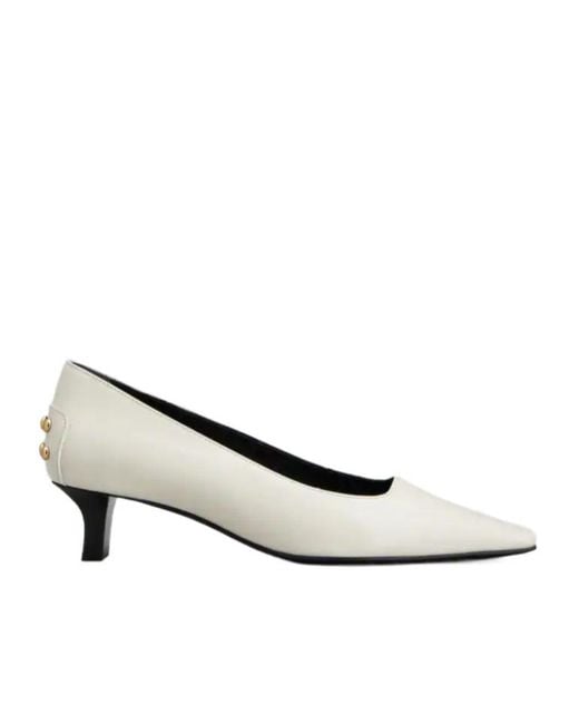 Tod's White Pumps