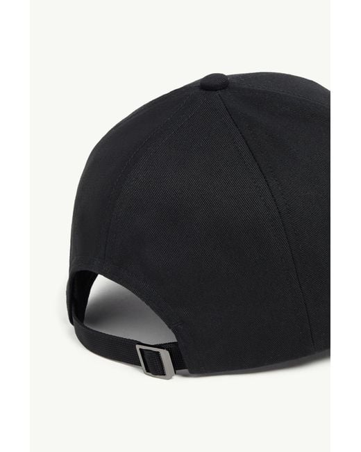 Moncler Blue Logo Patch Curved Peak Baseball Cap