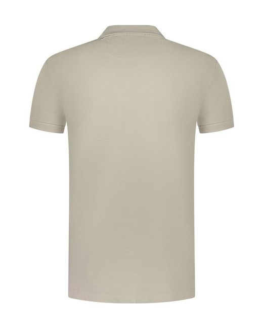Boss White Boss Logo Embossed Short-Sleeved Polo Shirt for men