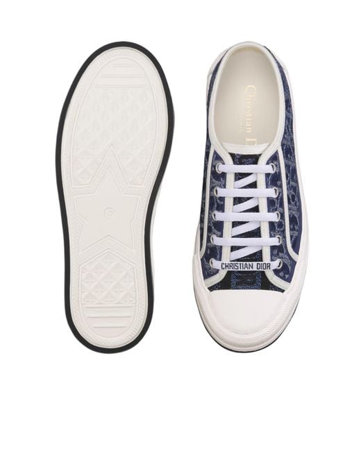 Dior Blue Walk'N' Platform Sneaker