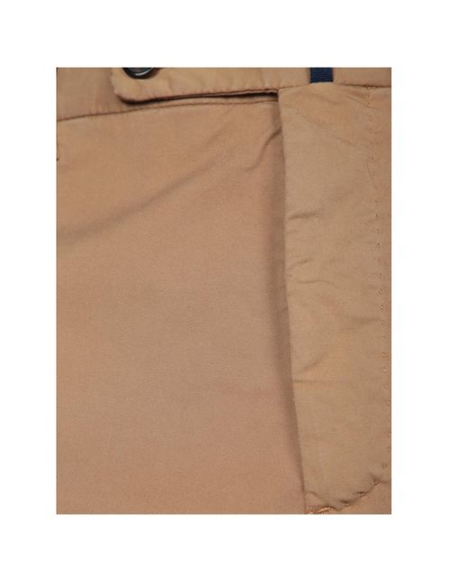 Incotex Natural Premium Fabric Regular Fit Zip Closure Pants for men