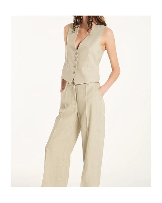 P.A.R.O.S.H. Gray Button-Up Vest