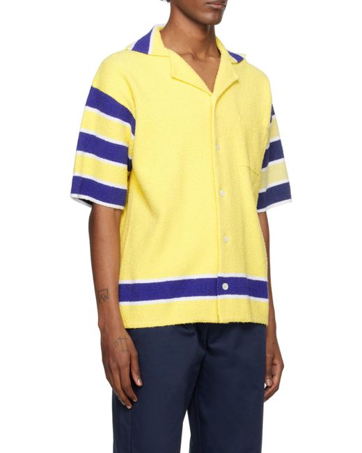 Marni Multicolor Striped Towelling Shirt for men