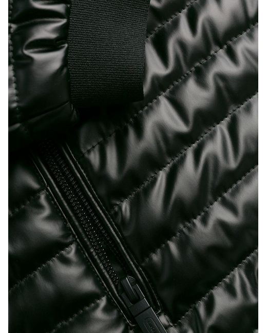 Emporio Armani Black Hooded Down Jacket for men