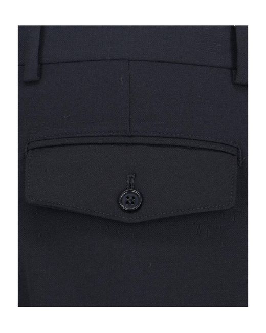 sunflower Blue Straight-Leg Tailored Trousers for men