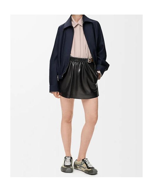 Loewe Black Belted Skirt