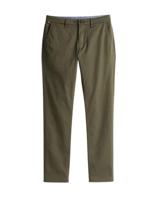 Tommy Hilfiger Green Casual Pants With Belt Loops for men