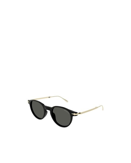 Montblanc Multicolor Eyewear Round Frame Sunglasses for men