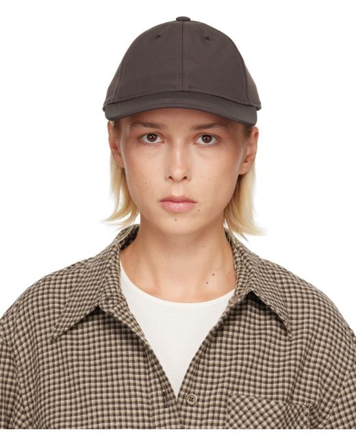 Our Legacy Brown Ballcap Hat for men
