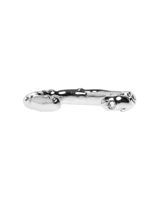 Dries Van Noten White Open Bracelet