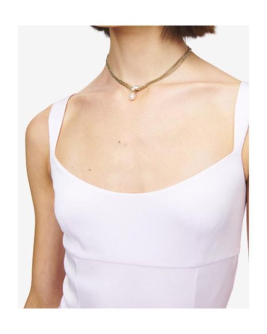 McQueen Metallic Skull Embellished Necklace