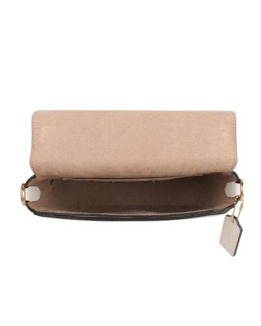 COACH Natural Amelia Saddle Shoulder Bag