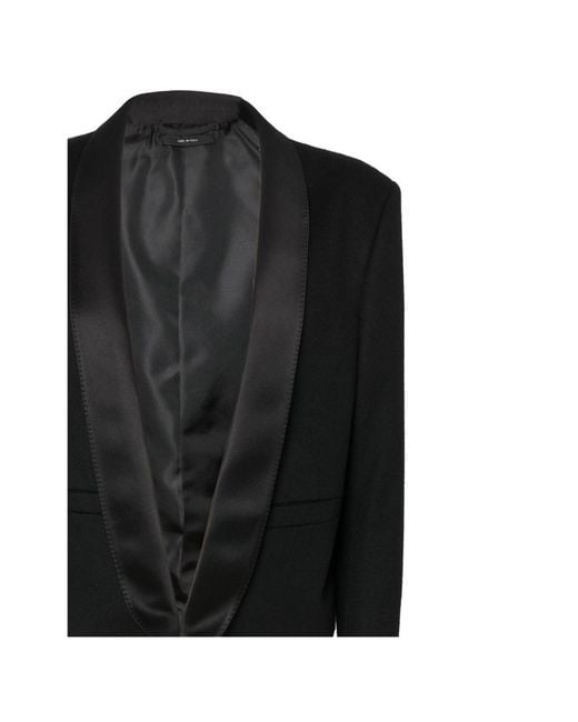 Tom Ford Black V-Neck Jacket
