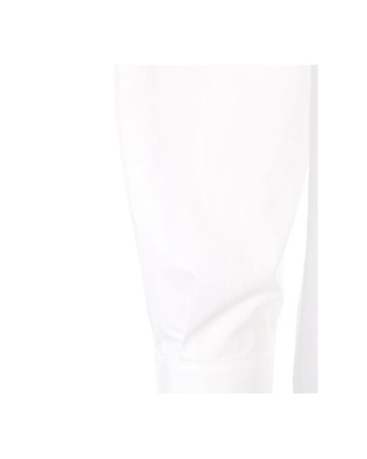 Quira White Buttoned Long-Sleeved Shirt