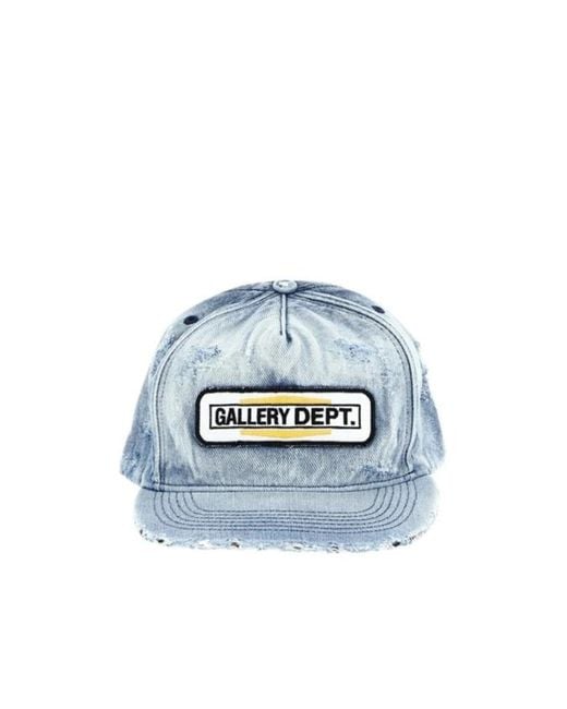GALLERY DEPT. Blue Mechanic Patch Cap for men