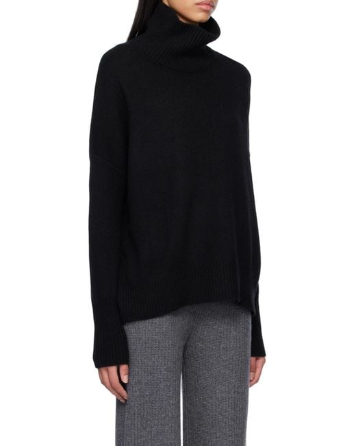 Lisa Yang Blue Turtleneck Sweater