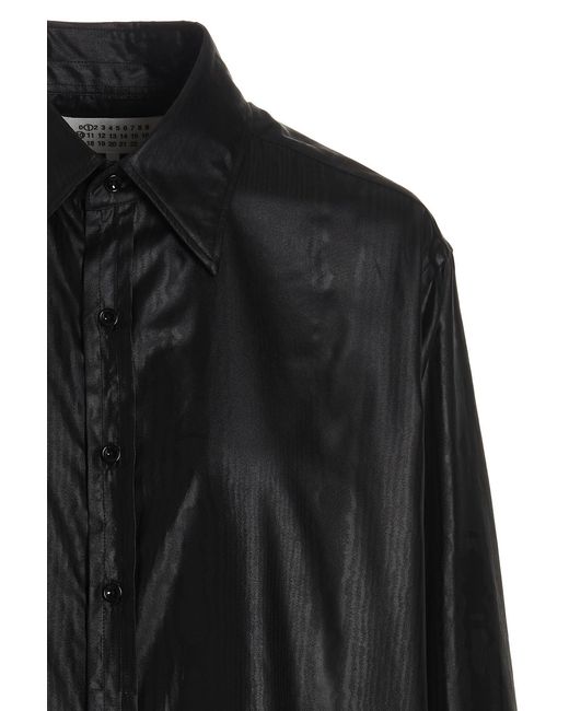 Maison Margiela Black Buttoned Long-Sleeved Shirt
