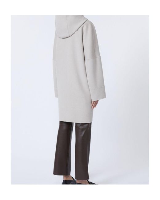 Max Mara Gray Double-Faced Coat