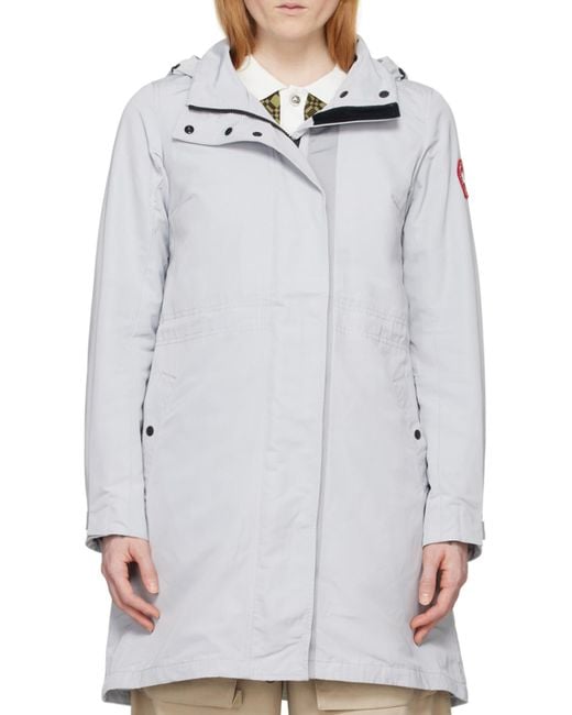 Canada Goose Gray Belcarra Hooded Jacket