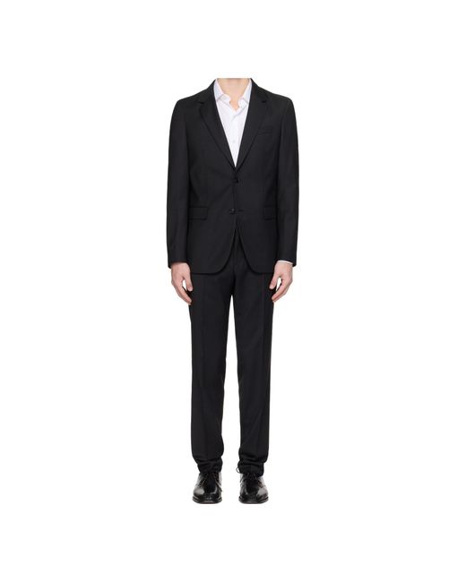 Boss Black Boss Micro-Patterned Slim Fit Suit for men