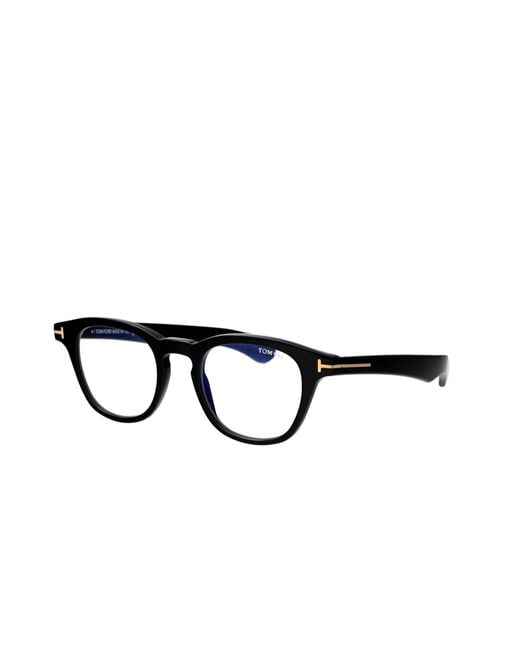 Tom Ford White Eyewear Round-Frame Glasses for men