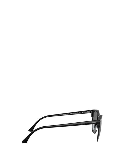 Ray-Ban Metallic Clubmaster Square Frame Sunglasses for men