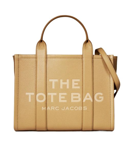 Marc Jacobs Metallic Medium Leather Tote Bag