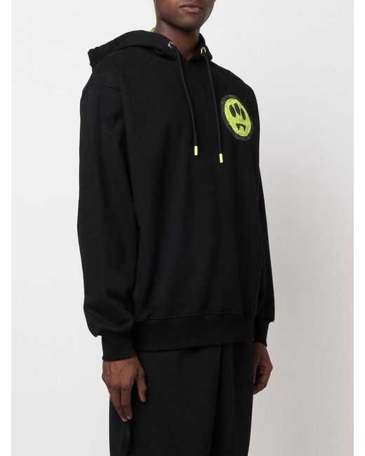 Barrow Black Drawstring Hood Hoodie for men