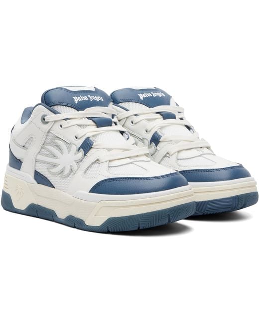 Palm Angels White Palm Skate Sneakers for men