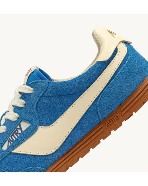 Autry Blue Windspin Lace-Up Sneakers for men