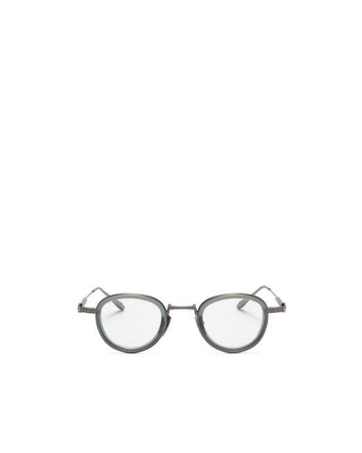 Akoni White Agile Plain Mirror for men
