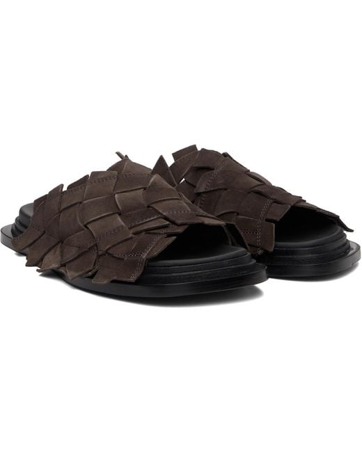 CAMPERLAB Brown Nada Slippers for men