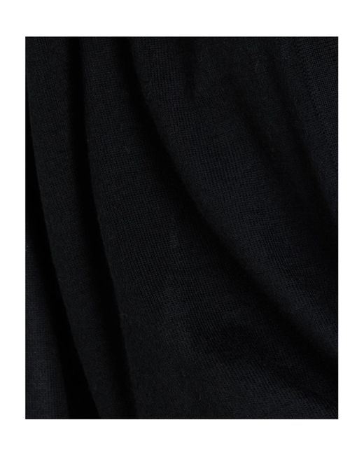Dolce & Gabbana Black Solid Thin Knit Sweater
