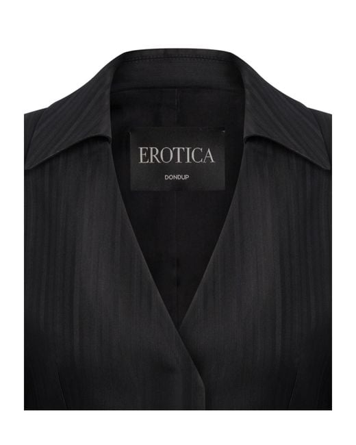 Dondup Black Long-Sleeved Casual Jacket