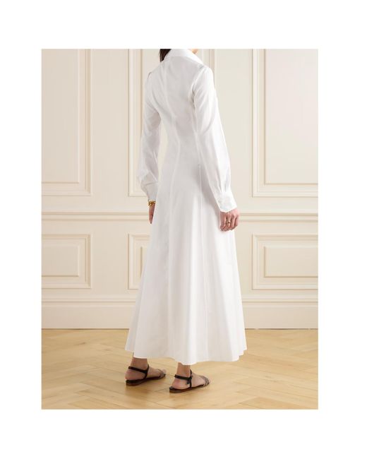 Gabriela Hearst White Long Sleeve Dress