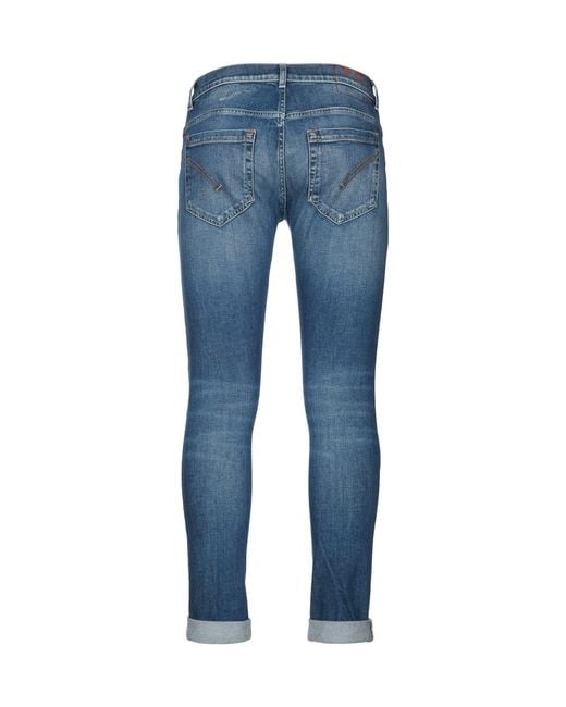 Dondup Blue George Slim-Fit Jeans for men
