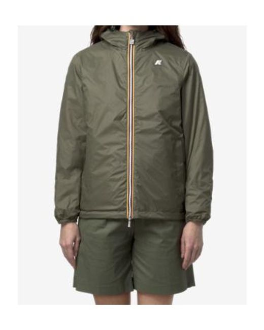 K-Way Gray Jake Cotton Reversible for men